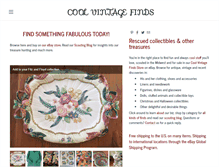 Tablet Screenshot of coolvintagefinds.com